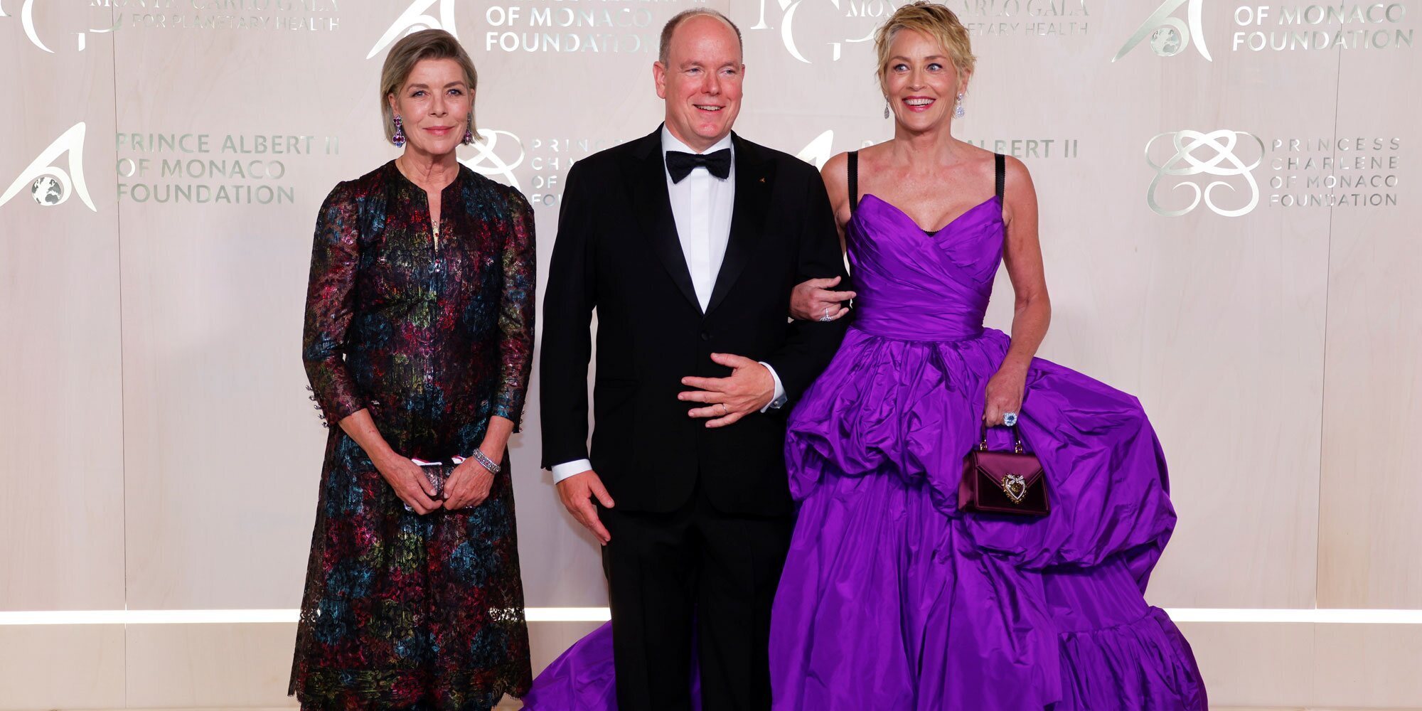 La Familia Real de Mónaco celebra la Gala por la Salud Planetaria arropada por Sharon Stone y Orlando Bloom