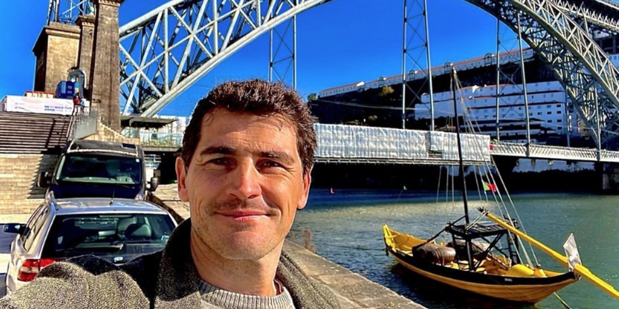 Iker Casillas regresa a Oporto y recorre las calles en las que disfrutaban con Sara Carbonero y sus hijos