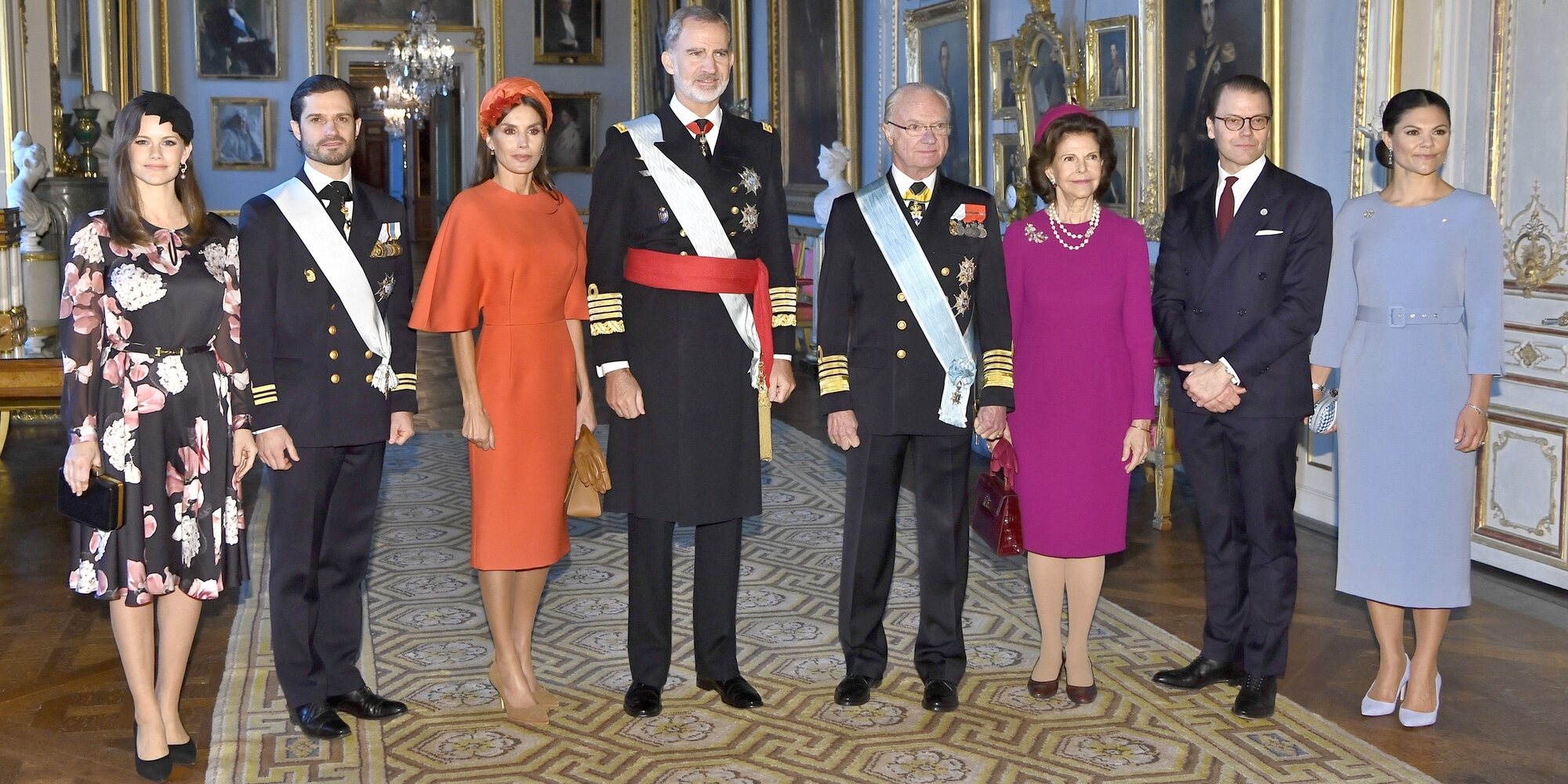 Victoria y Daniel de Suecia y Carlos Felipe y Sofia de Suecia se unen a la bienvenida en honor a los Reyes Felipe y Letizia