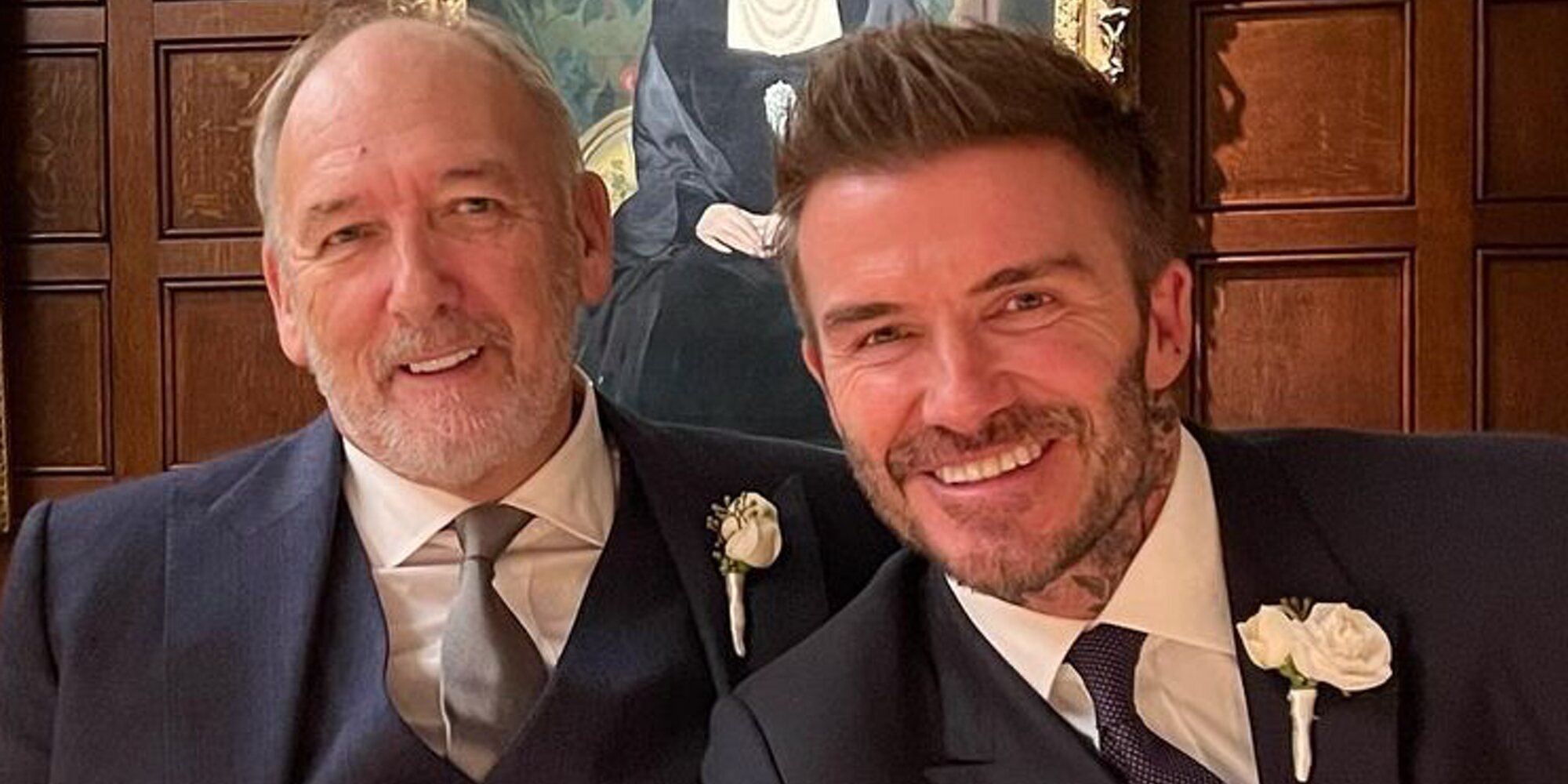 David Beckham, el orgulloso padrino de la boda de su padre de 73 años con una prestigiosa abogada británica