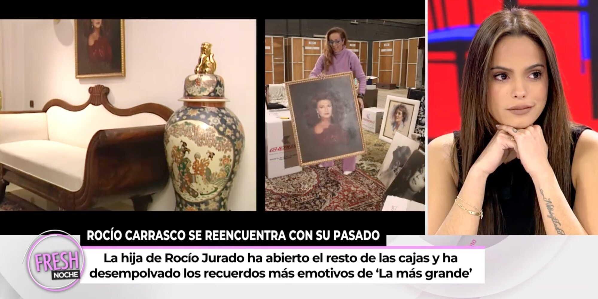 Gloria Camila tiende la mano a Rocío Carrasco tras la apertura de las cajas de Rocío Jurado: "Si quiere, que me llame"