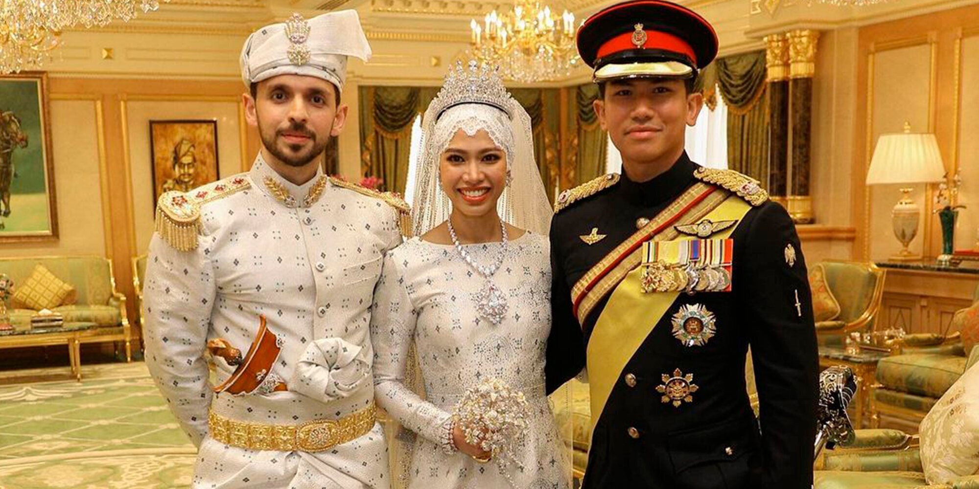 Así ha sido la boda de la Princesa Fadzillah, hija del Sultán de Brunéi, con Abdullah Nabil Mahmoud Al-Hashimi