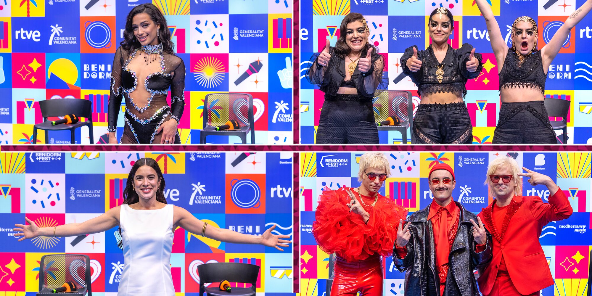 Chanel, Tanxugueiras, Blanca Paloma y Varry Brava, primeros clasificados para la final de 'Benidorm Fest'