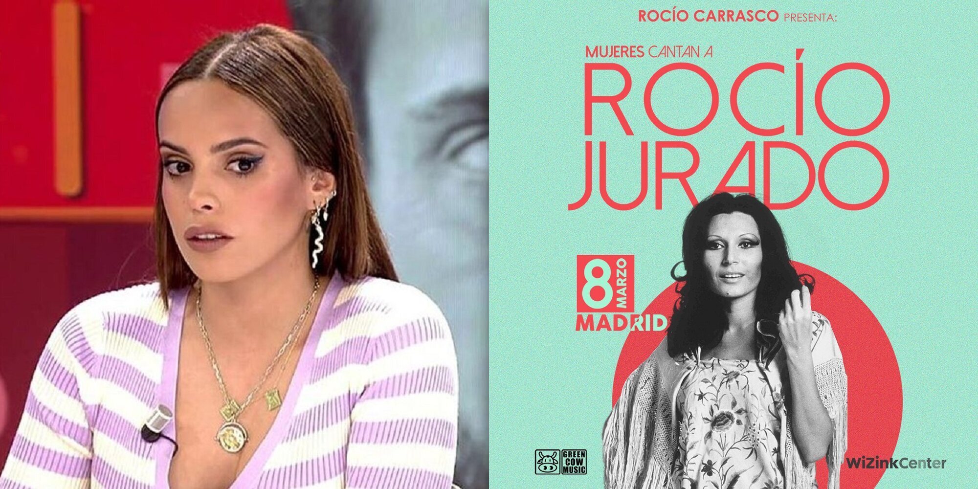 Gloria Camila aprovecha el concierto en homenaje a Rocío Jurado el 8M para lanzar una pulla a quien defiende a Rocío Carrasco