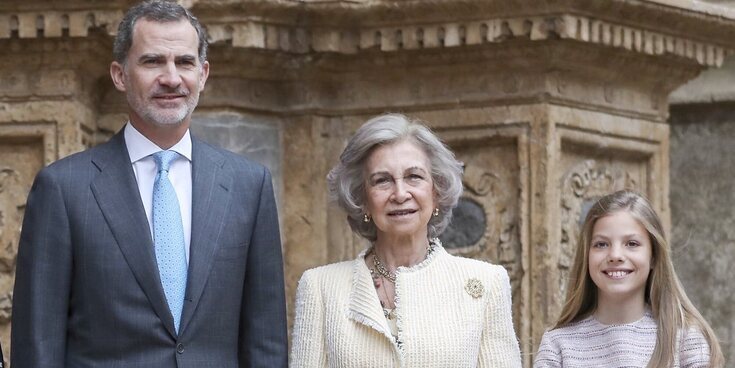 El gesto del Rey Felipe y la Infanta Sofía con la Reina Sofía que evidencia cómo es su relación