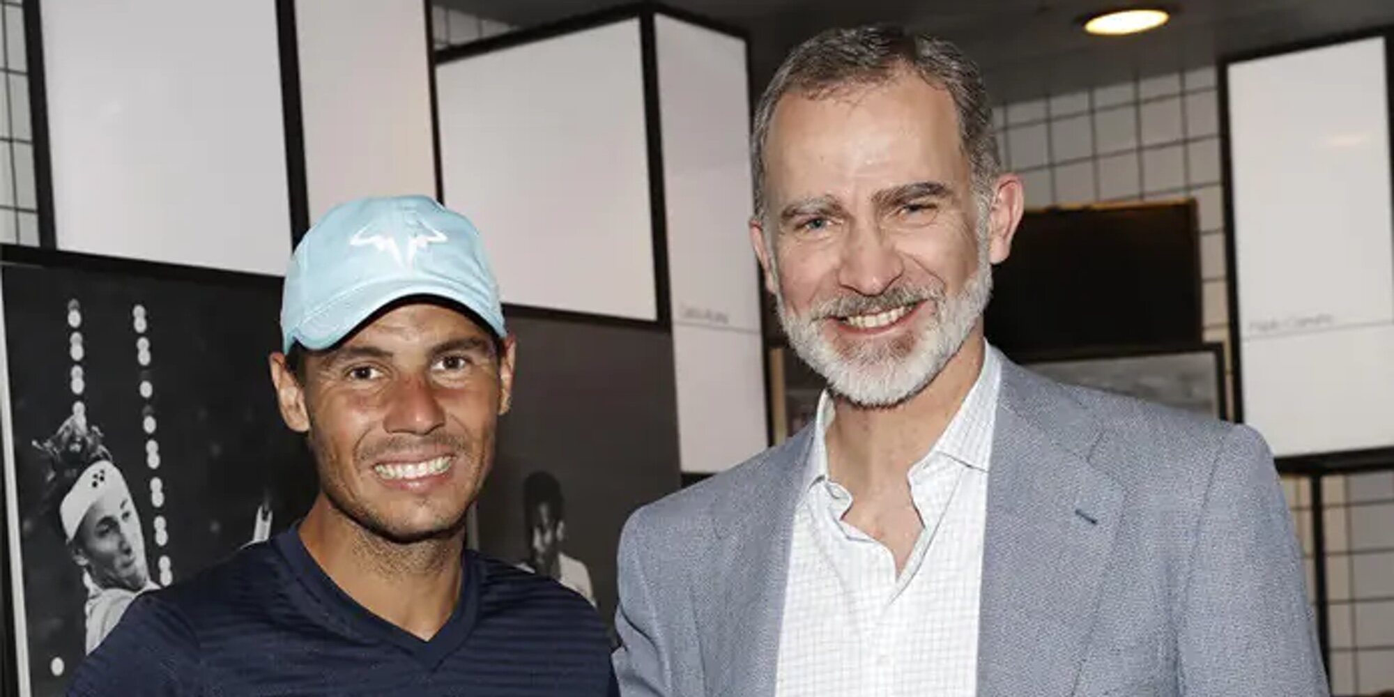 Así fue el encuentro del Rey Felipe con Rafa Nadal tras su derrota frente a Carlos Alcaraz en el Madrid Open 2022