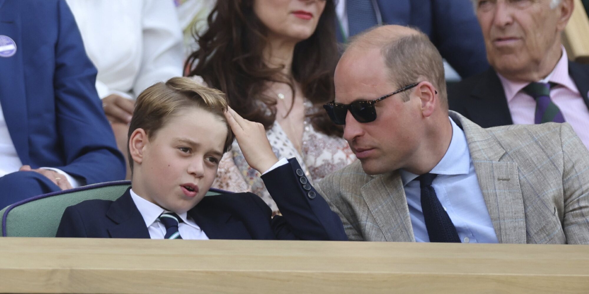 La otra cara del debut del Príncipe George en Wimbledon: el calor que pasó por el sol y la ropa que llevaba