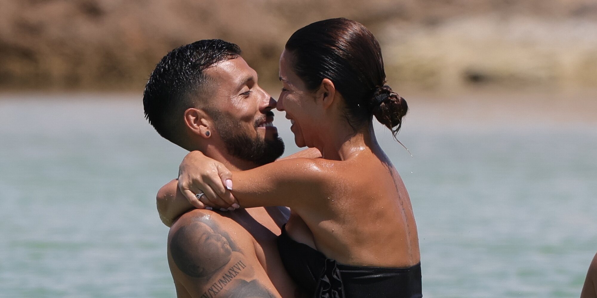 Tamara Gorro y Ezequiel Garay, románticos en Ibiza tras su reconciliación
