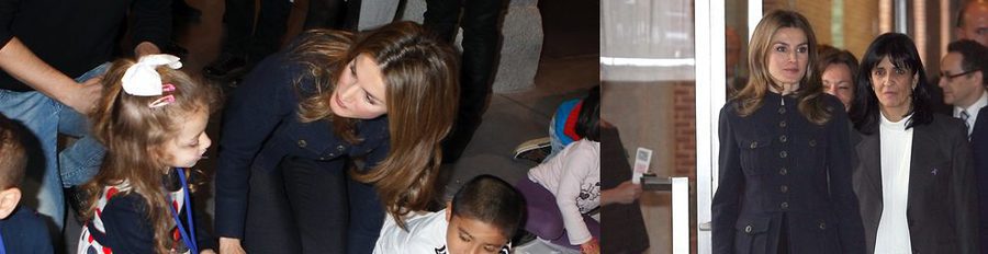 La Princesa Letizia demuestra su pasión por los niños y los libros en el Salón del Libro Infantil y Juvenil de Madrid