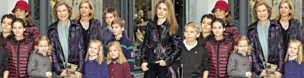 La Reina Sofía acude junto a la Princesa Letizia, las Infantas Elena y Cristina y sus nietos al musical 'Sonrisas y lágrimas'