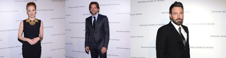 Bradley Cooper, Jessica Chastain y Ben Affleck, premiados en los National Board of Review 2013