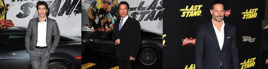 Eduardo Noriega se codea con Arnold Schwarzenegger y Joe Manganiello en el estreno de 'El último desafío'