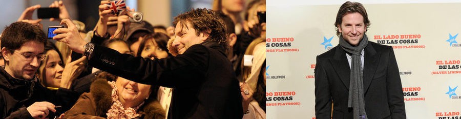 Bradley Cooper revoluciona Madrid en la presentación de 'El lado bueno de las cosas'