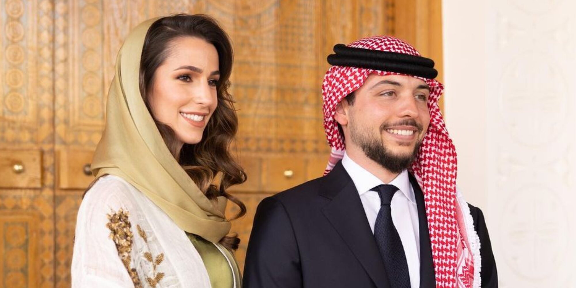 La Reina Rania de Jordania anuncia el compromiso de su hijo mayor, el Príncipe heredero Hussein de Jordania