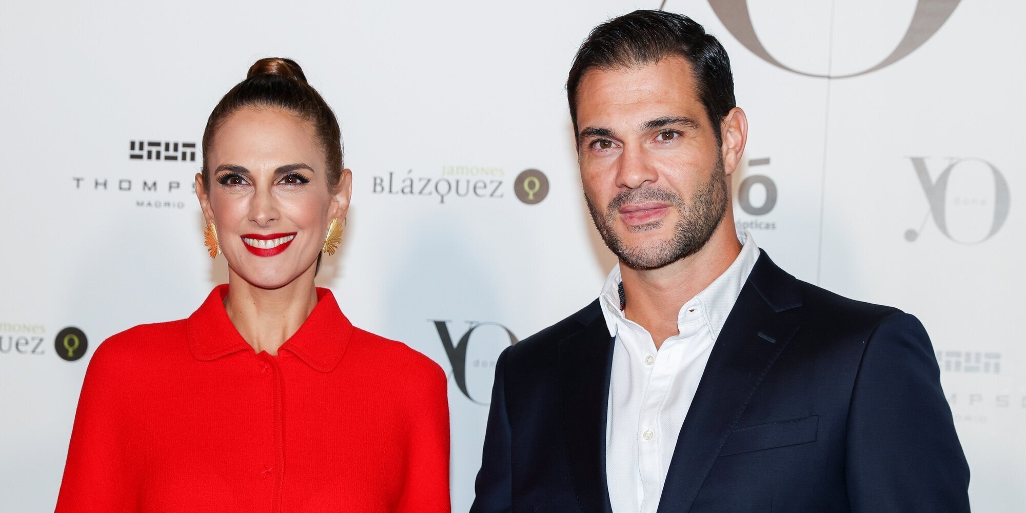 Nuria Fergó posa por primera vez con Juan Pablo Lauro en la fiesta Yo Donna de la Madrid Fashion Week