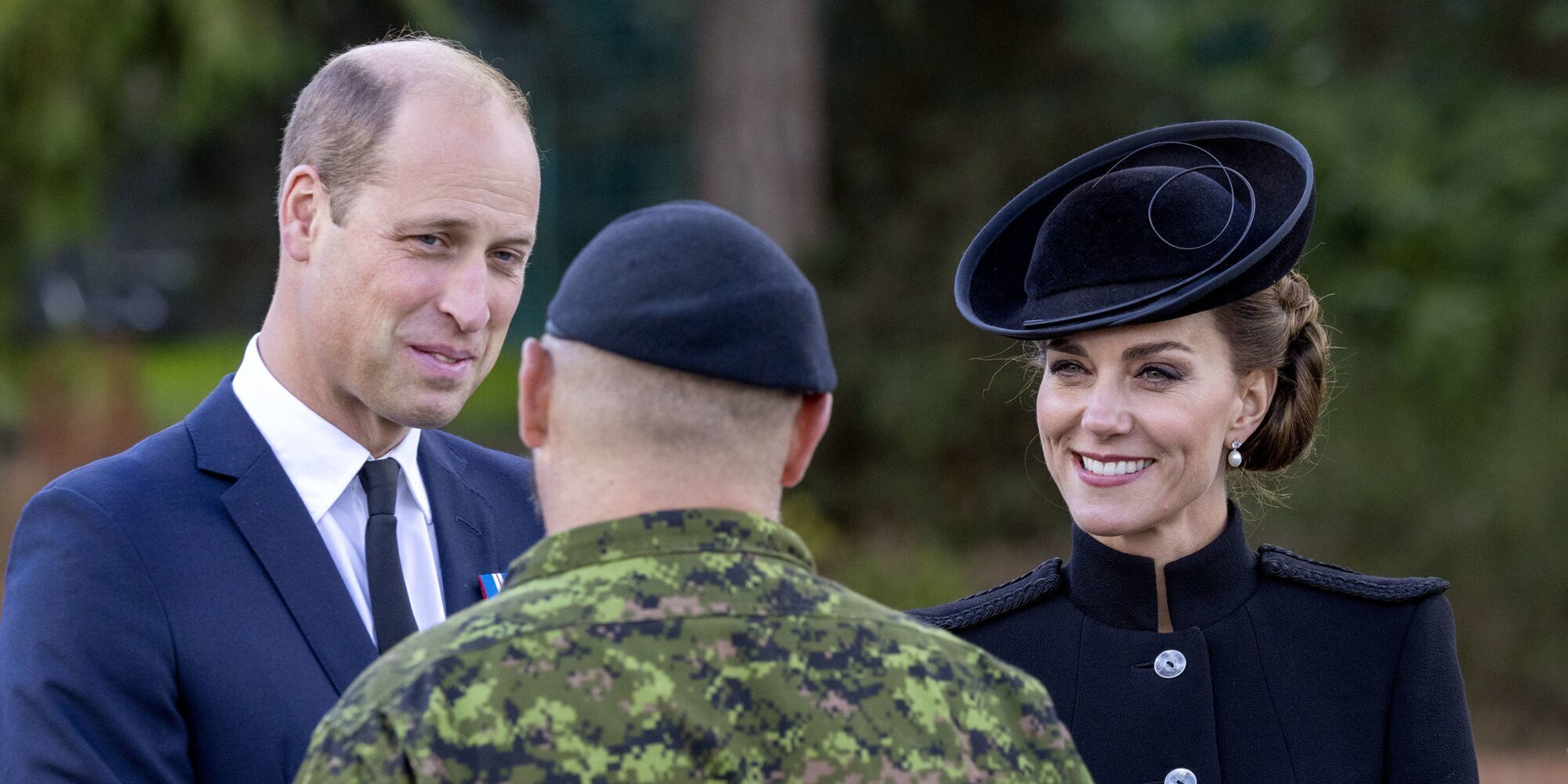 La visita del Príncipe Guillermo y Kate Middleton a las tropas de la Commonwealth que participarán en el funeral de Isabel II