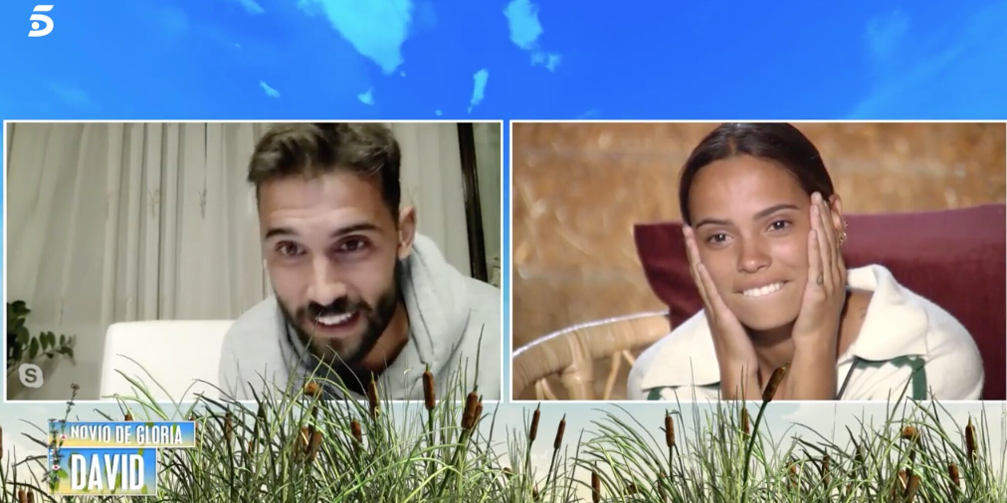 El novio de Gloria Camila Ortega aparece en televisión por primera vez para darle una sorpresa