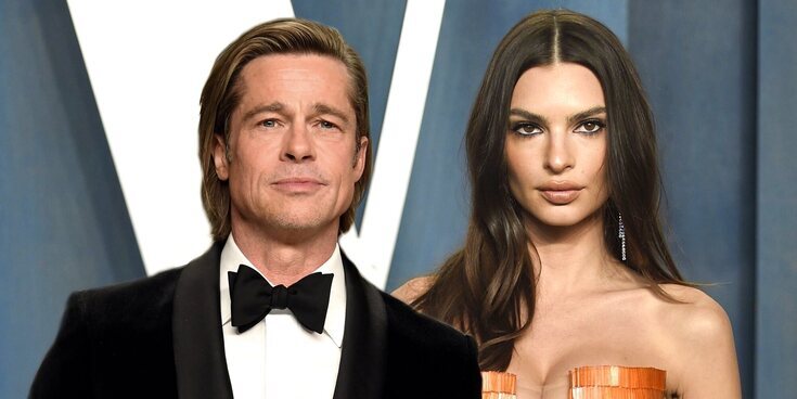 Brad Pitt y Emily Ratajkowski estarían viéndose en secreto