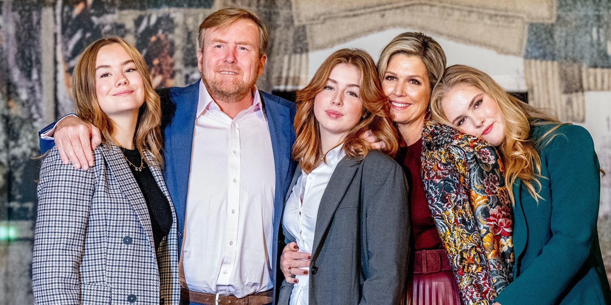 La Princesa Amalia de Holanda reaparece con su familia pese a las amenazas de una mafia