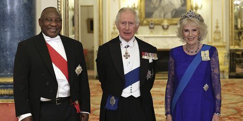 Así ha sido el primer Banquete de Estado que Carlos III de Reino Unido ha ofrecido en el Palacio de Buckingham