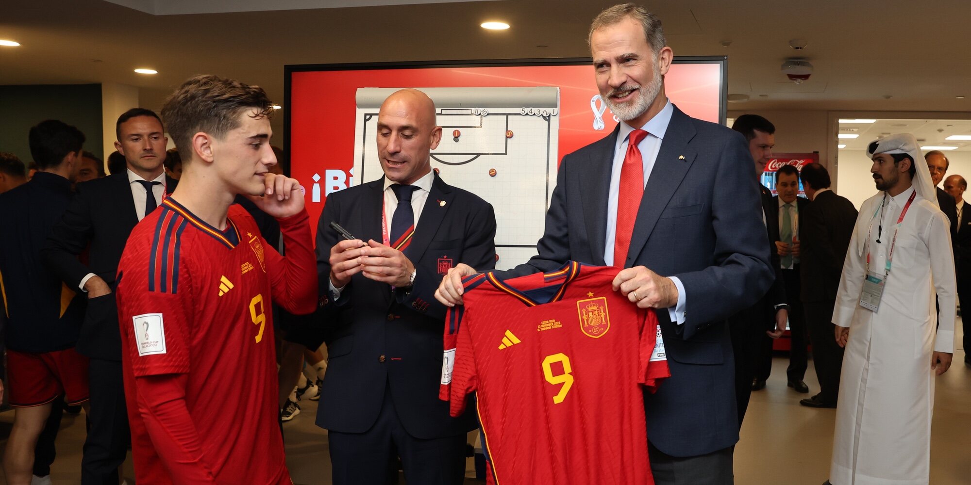 Las palabras con las que Felipe VI felicitó a la Selección Española tras su victoria en su estreno en el Mundial de Catar