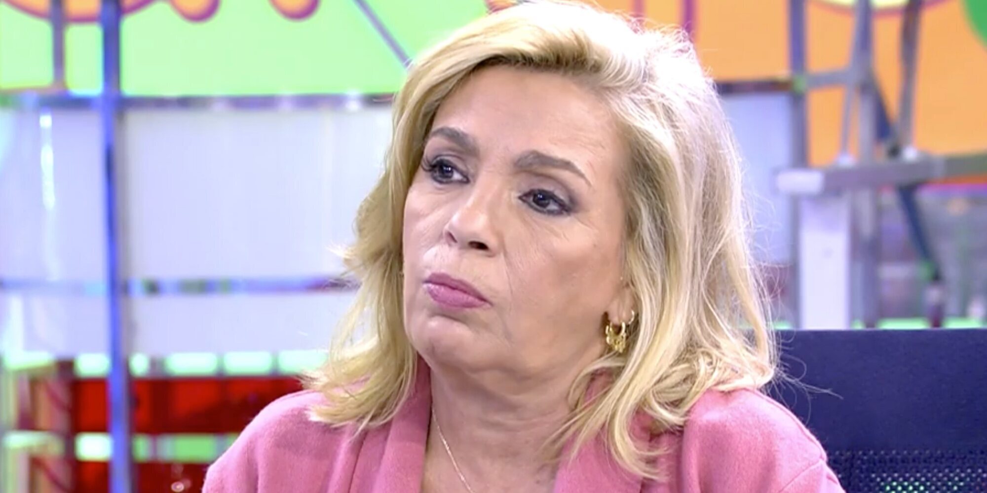 Estalla la tensión entre Carmen Borrego y Pipi Estrada en 'Sálvame': "¡Tú no tienes categoría!"