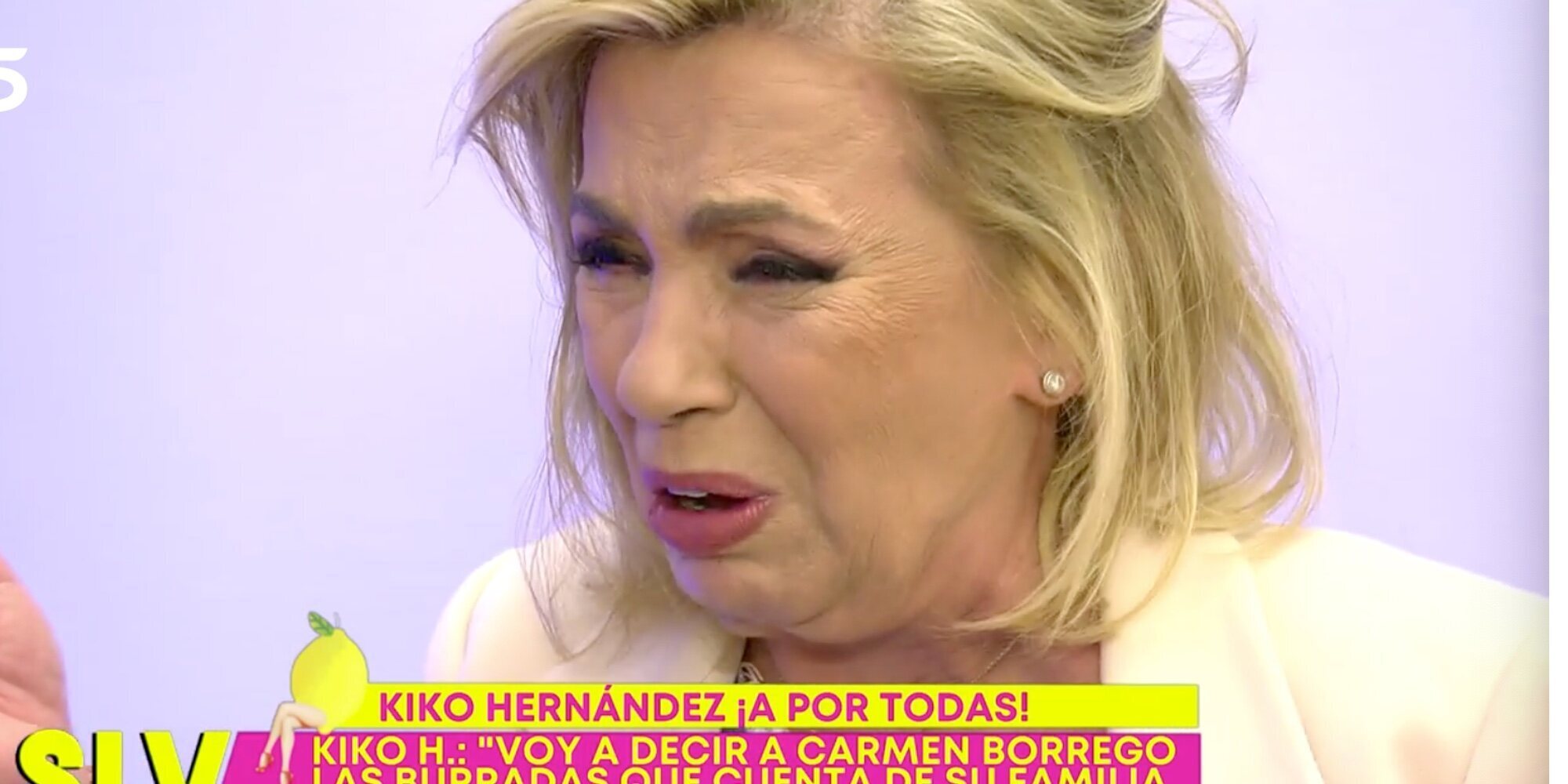 Carmen Borrego estalla como nunca contra 'Sálvame': "Hasta que no me enterréis no vais a parar"