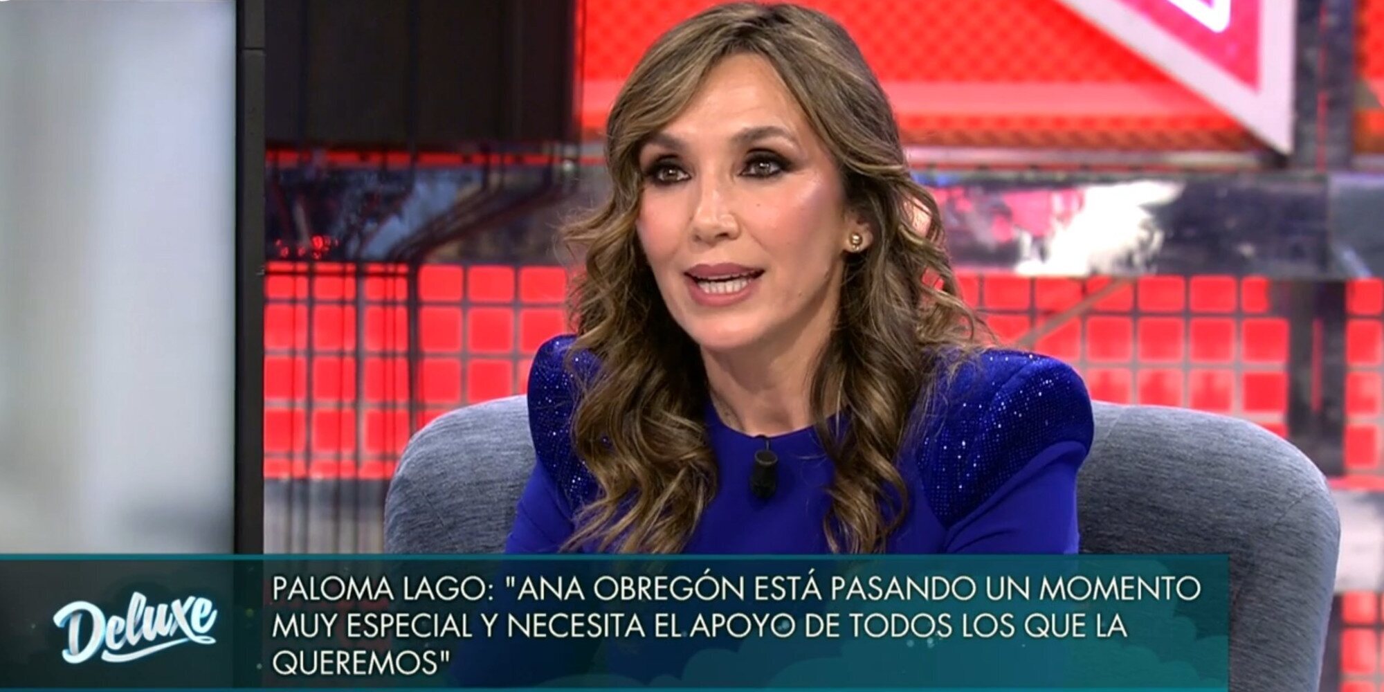 Paloma Lago habla en el 'Deluxe' de su relación con Ana Obregón: "Necesita todo el apoyo del mundo"