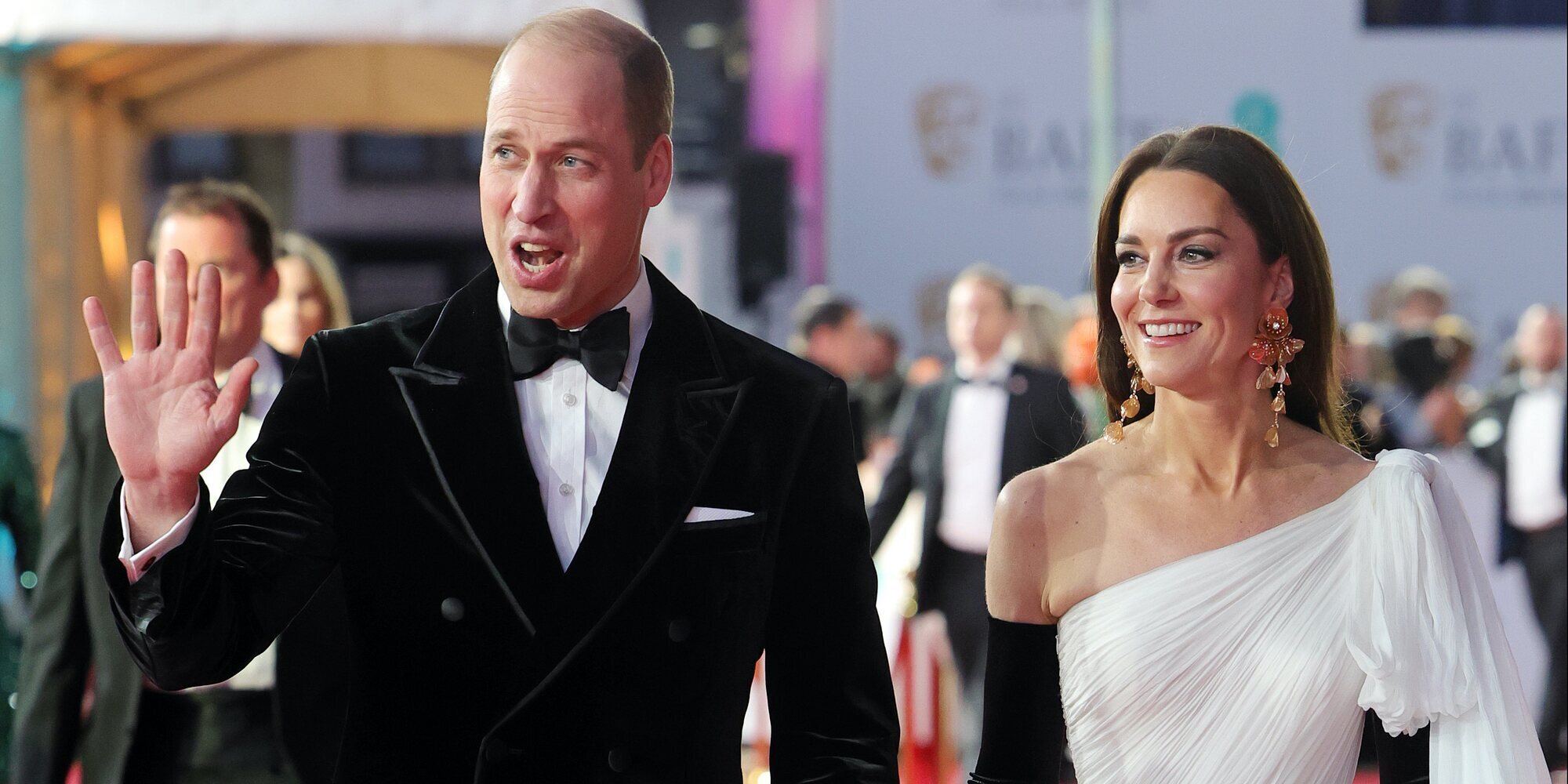 El gesto poco protocolario de Kate Middleton con el Príncipe Guillermo en los BAFTA en medio de rumores de infidelidad