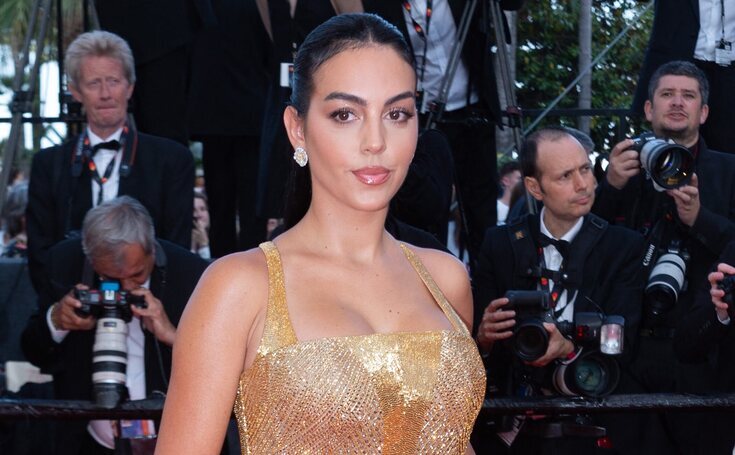 Georgina Rodríguez, espectacular en el Festival de Cannes, el evento que la consagró como celebrity