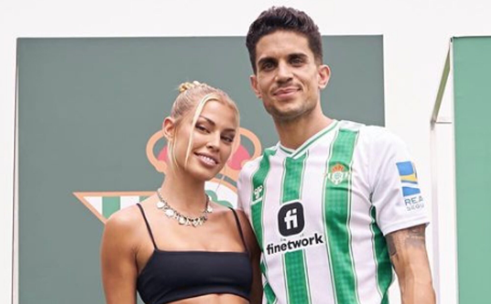 Jessica Goicoechea ya es una más en la familia de Marc Bartra