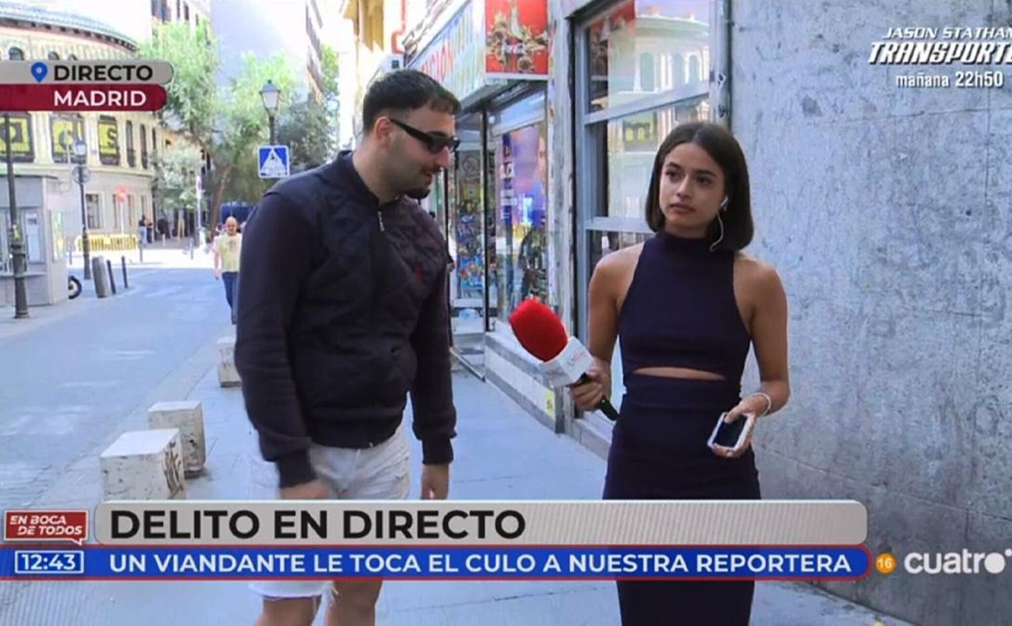 Detenido el hombre que agredió sexualmente a una reportera de 'En boca de todos' en directo