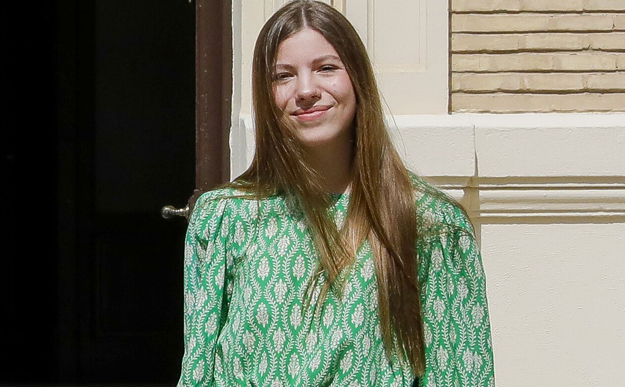 La Infanta Sofía vio la Jura de Bandera de la Princesa Leonor desde ...