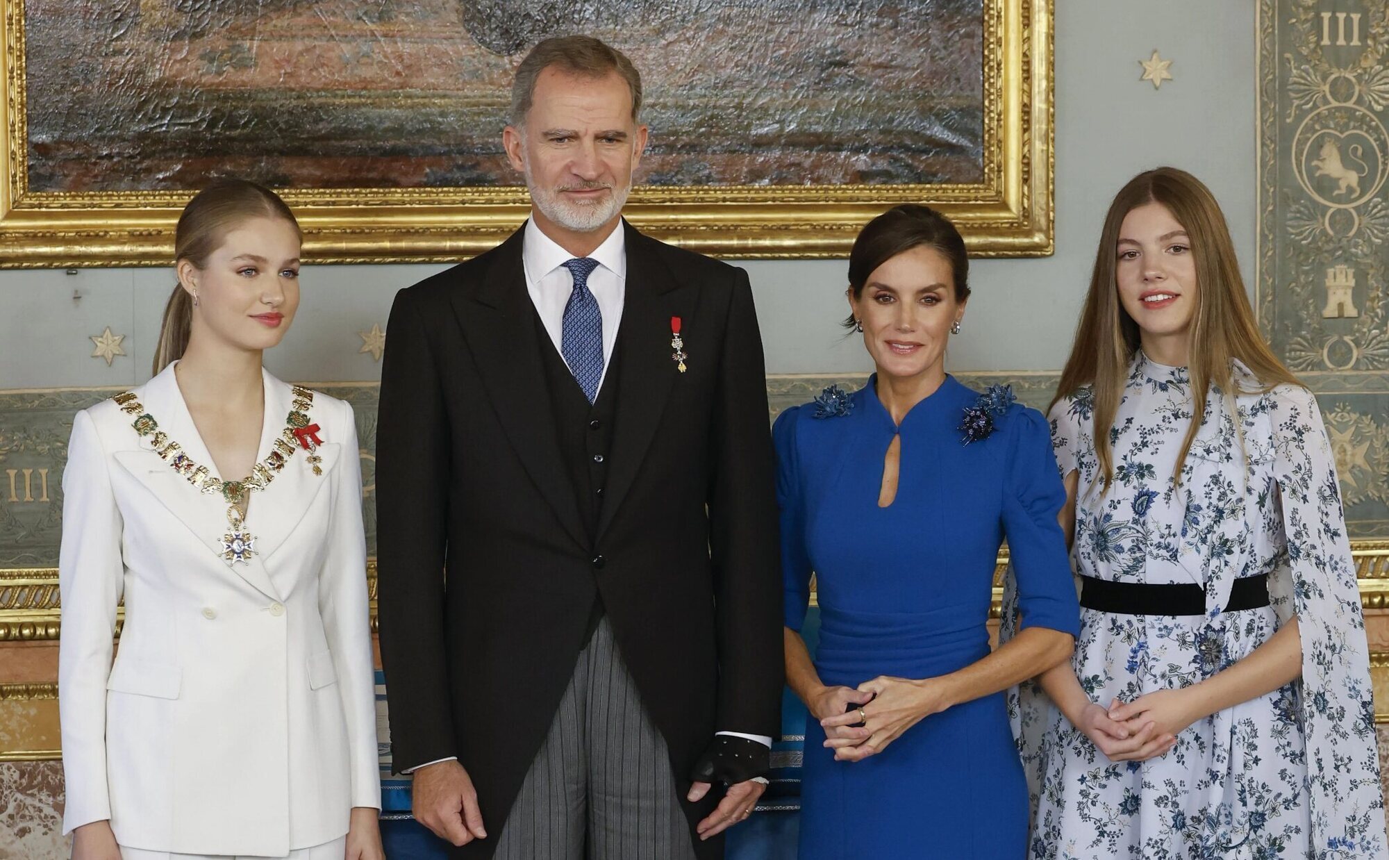 La llamada de atención de los Reyes Felipe y Letizia a sus hijas Leonor y Sofía en la Jura de la Princesa Leonor