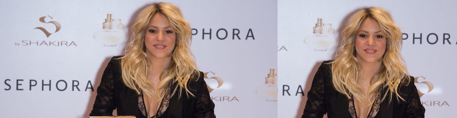 Shakira vuelve al trabajo tras el nacimiento de Milan presentando su nuevo perfume en París