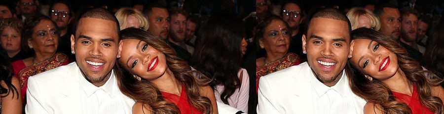 Rihanna y Chris Brown pasean su amor por la entrega de los Grammy 2013 tras confirmar su reconciliación