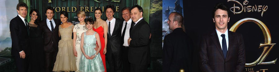 Mila Kunis, James Franco y Michelle Williams estrenan 'Oz, un mundo de fantasía' en Los Ángeles