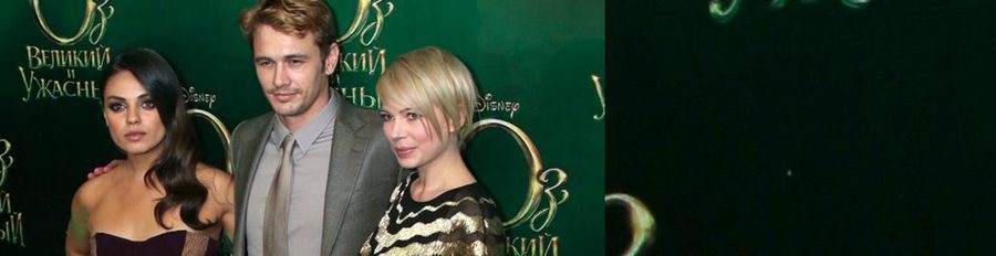 Mila Kunis, James Franco y Michelle Williams estrenan 'Oz, un mundo de fantasía' en Moscú