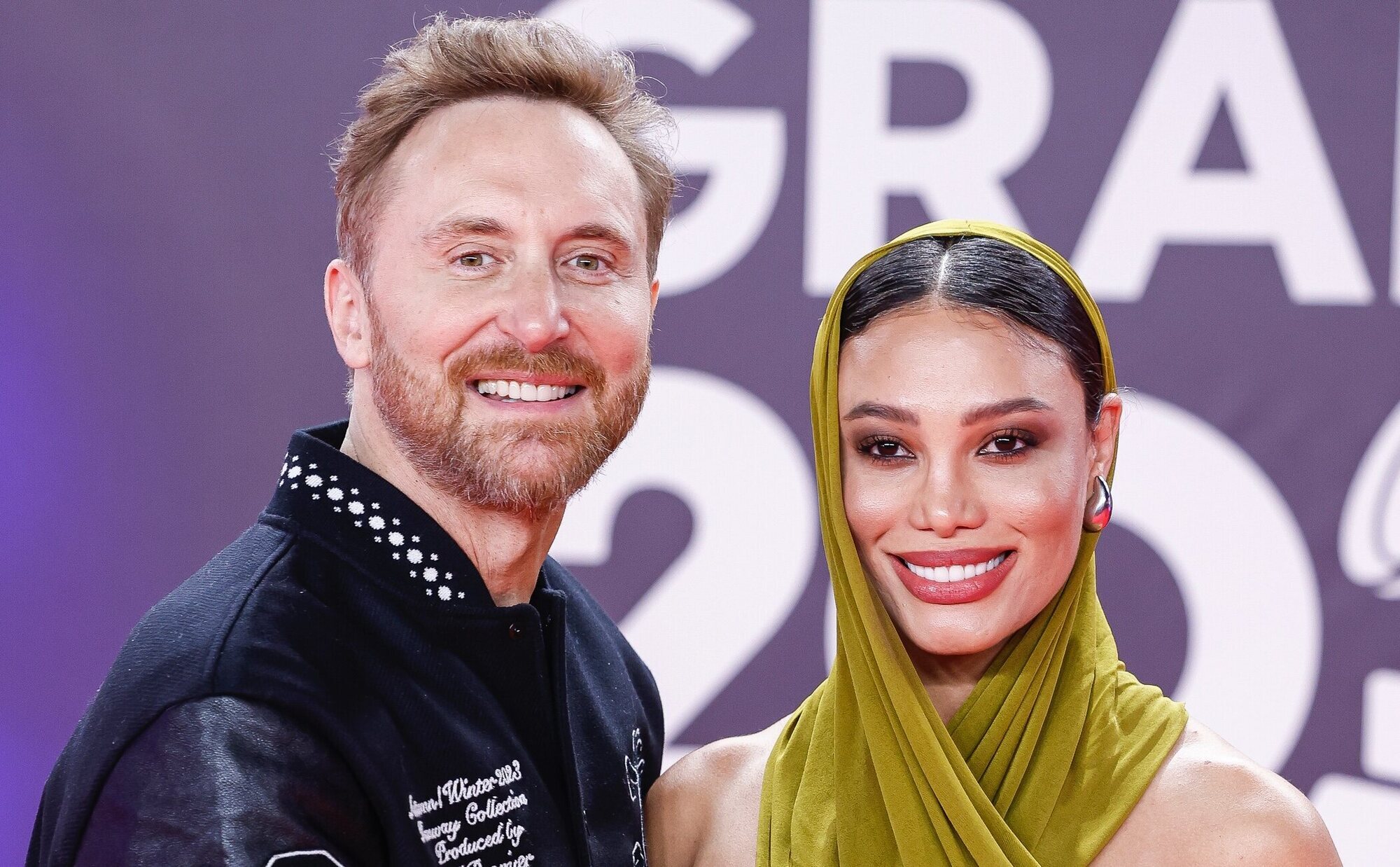 David Guetta anuncia que será padre con Jessica Ledon en los Grammy Latinos 2023
