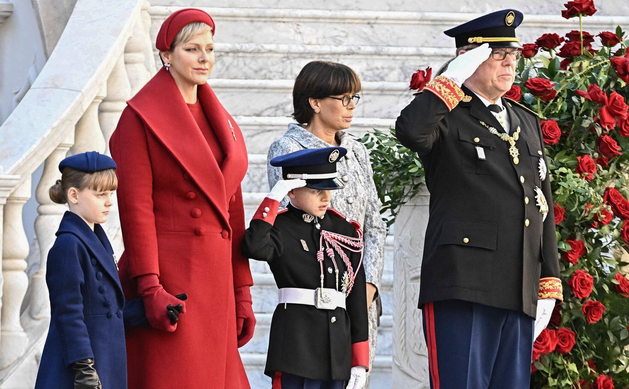 Alberto y Charlene presiden el Día Nacional de Mónaco 2023 acompañados de la familia Grimaldi al completo