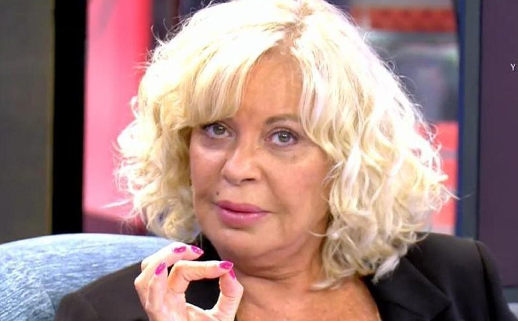 Bárbara Rey entra en directo en 'Fiesta' por unas palabras de Saúl Ortiz: "Tú no eres quién para decir si yo estoy enferma"