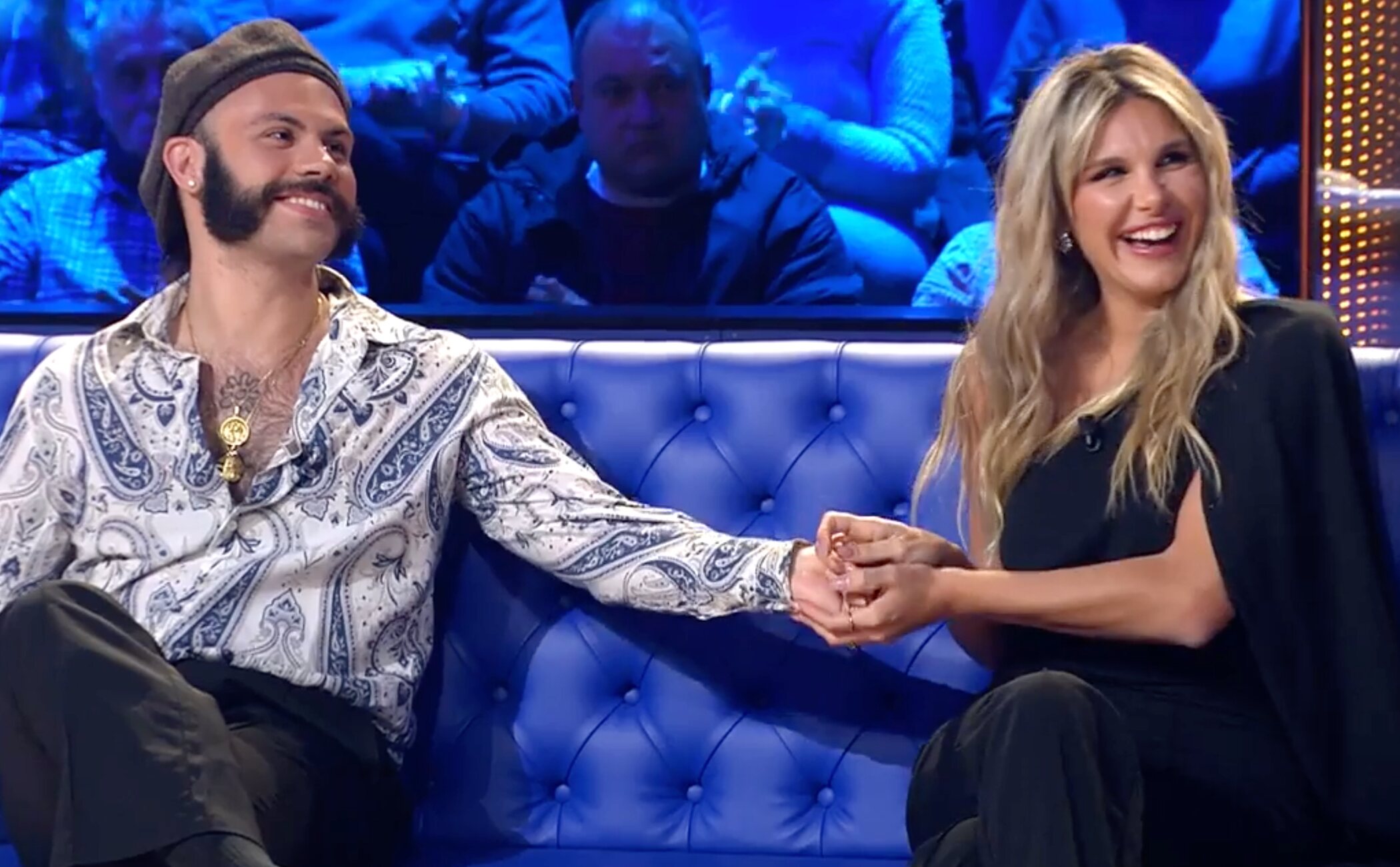 Finito e Ivana Icardi confirman su romance tras 'GH DÚO' con un beso en plató: "La primera noche no dormimos"