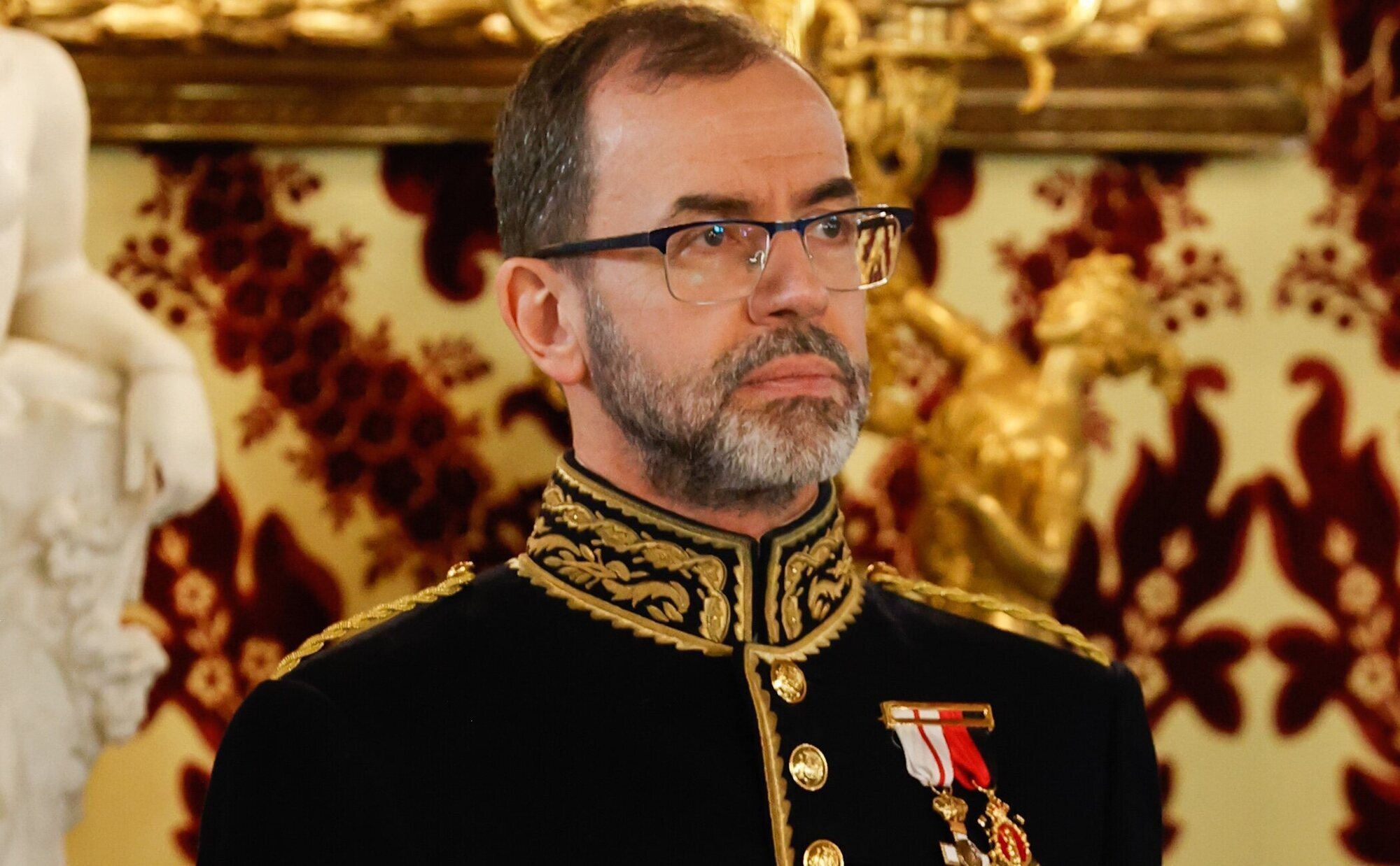 El debut de Camilo Villarino en el Palacio Real como Jefe de la Casa del Rey junto a Felipe VI