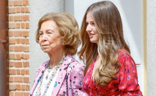 El detalle de la Princesa Leonor con la Reina Sofía durante su ingreso hospitalario