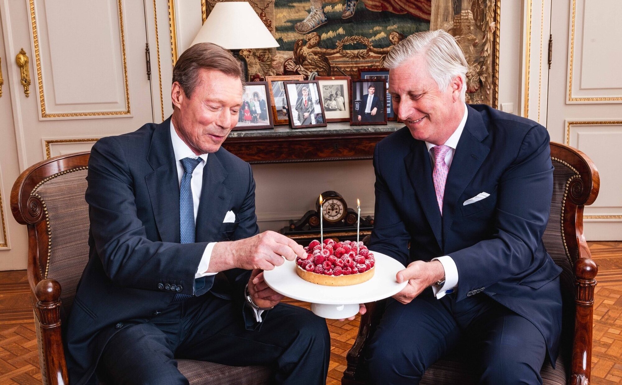 Las sorprendentes fotos de Enrique de Luxemburgo y Felipe de Bélgica celebrando juntos sus respectivos cumpleaños