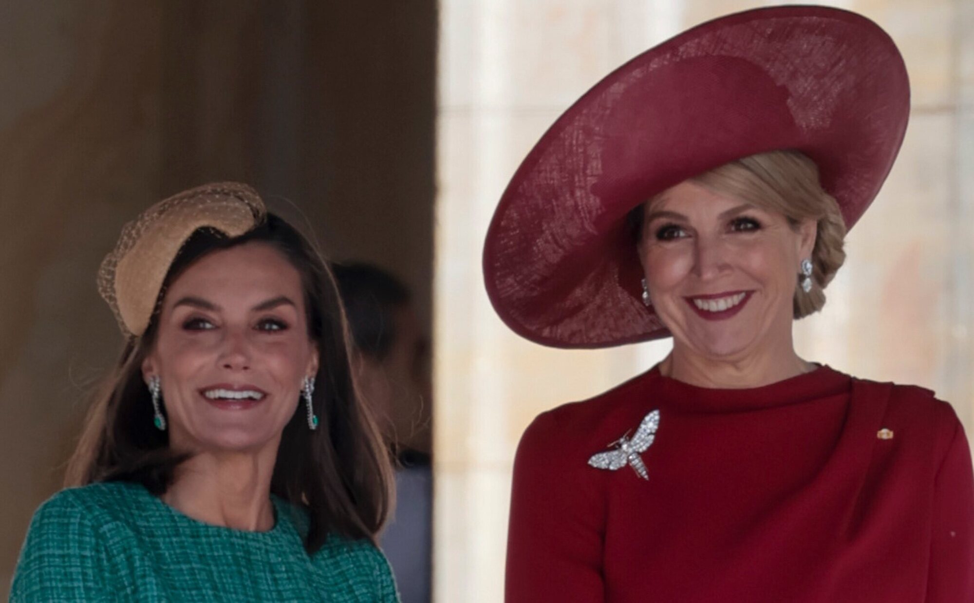 La Reina Letizia y Máxima de Holanda, todo complicidad en una bienvenida por la Visita de Estado a Países Bajos con sorpresa