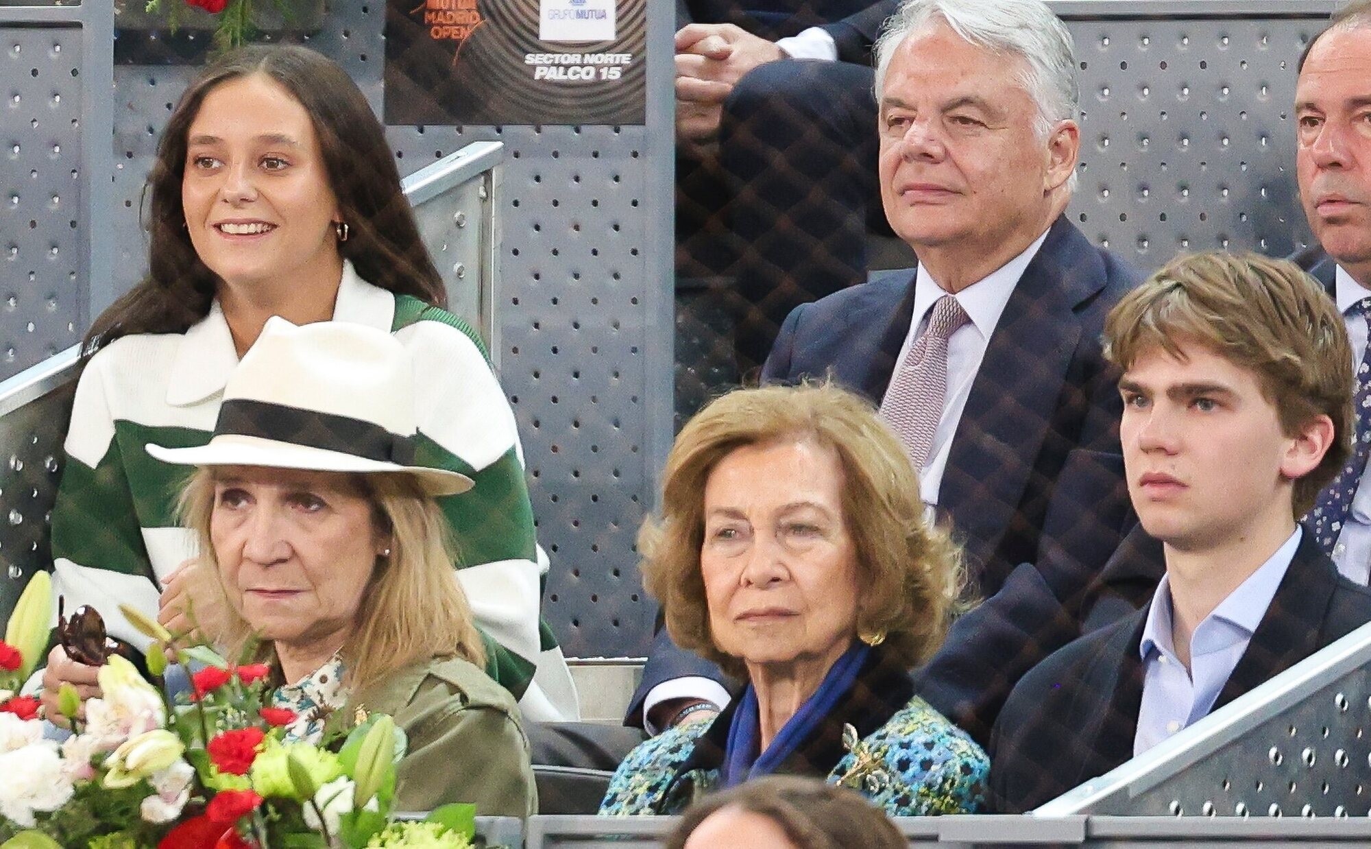 La Reina Sofía reúne a la Infanta Elena, Victoria Federica y Miguel Urdangarin en el Mutua Madrid Open 2024