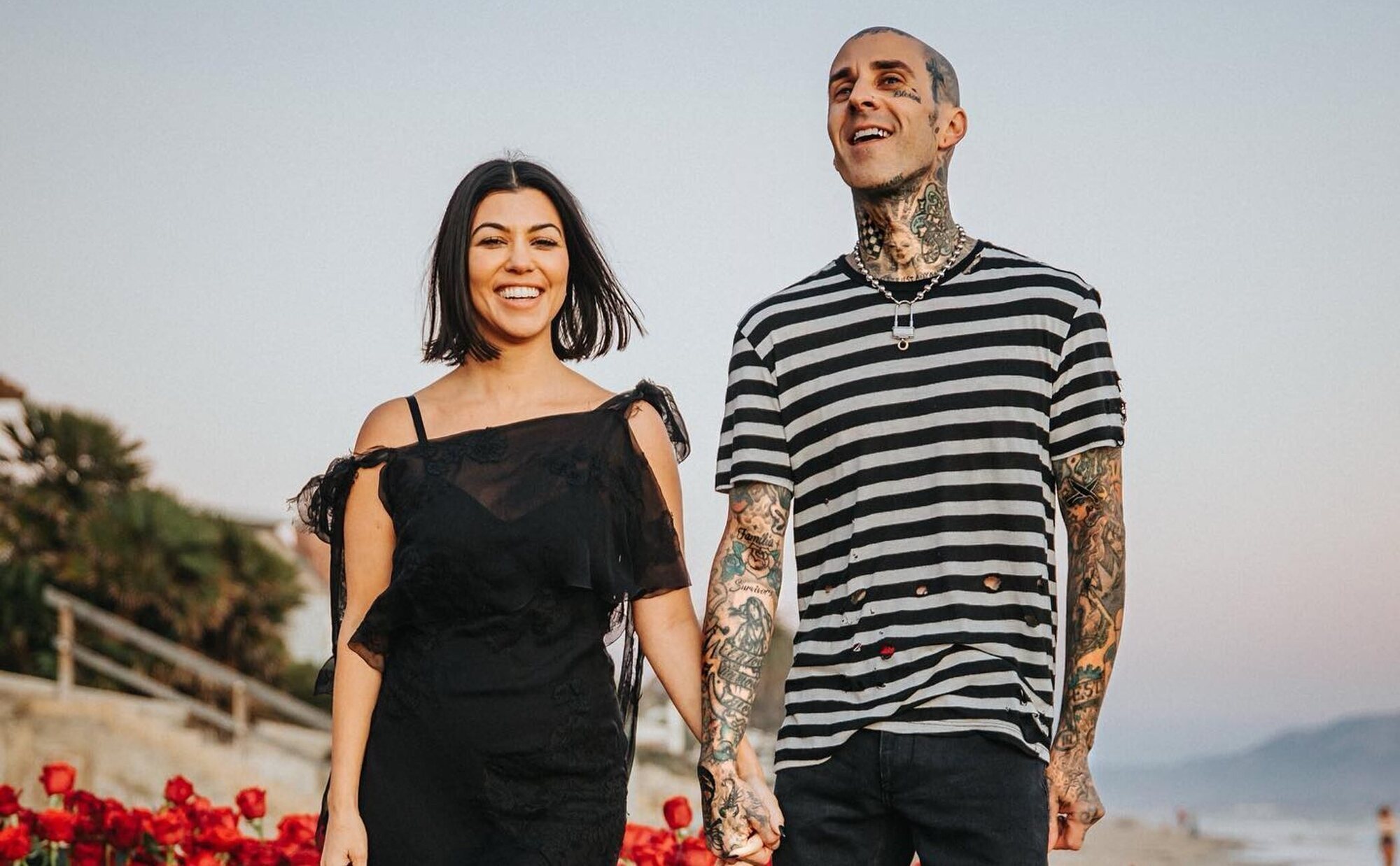 Kourtney Kardashian y Travis Barker se regalaron su sangre el uno al otro