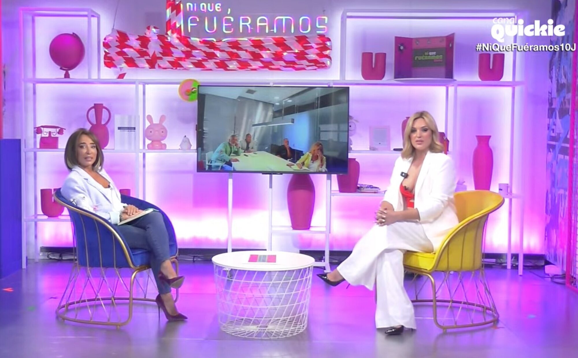 Marta Riesco vuelve a la televisión en 'Ni que fuéramos shhh': "Como contabais cosas sobre mí que eran mentira..."