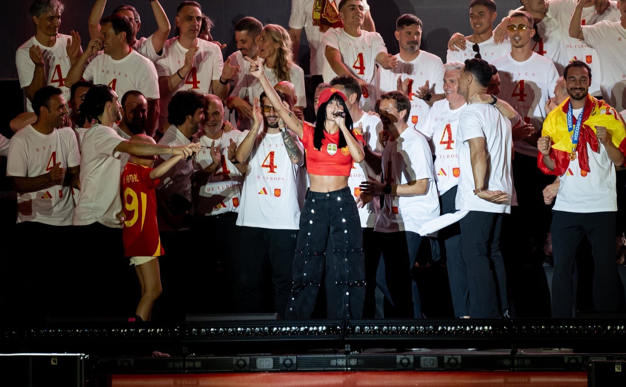 Aitana aclara si ha cobrado por actuar en la celebración de la Selección Española tras ganar la Eurocopa 2024